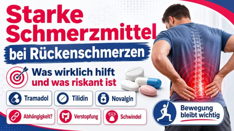 Starke Schmerzmittel bei Rückenschmerzen